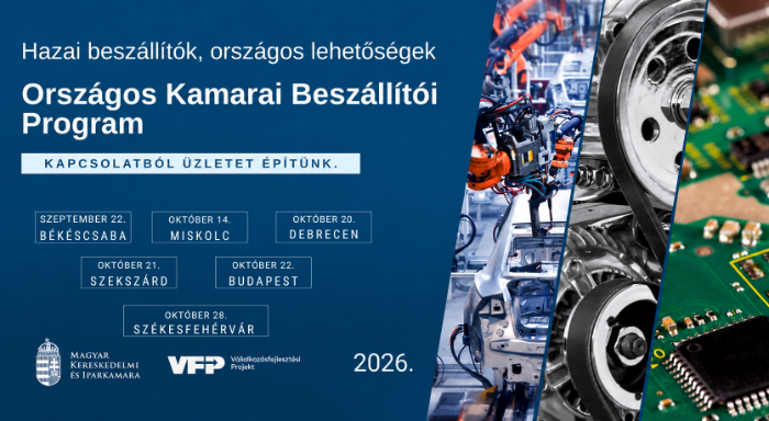 Közép-dunántúli Beszállítói Fórum 2026. október 28. Székesfehérvár