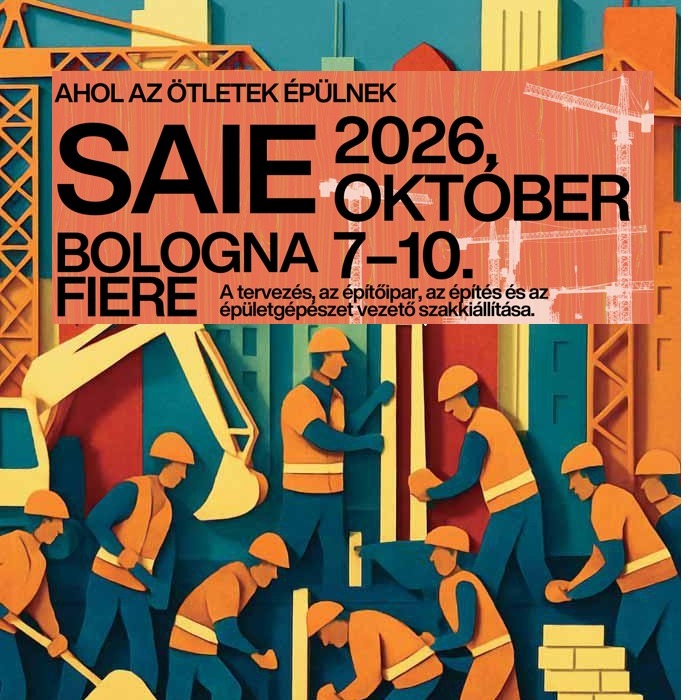 SAIE 2026. Bologna - díjmentes részvétel kereskedők, fővállalkozók, szakipari kivitelezők részére
