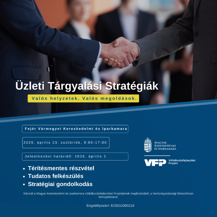 Üzleti tárgyalási stratégiák - Valós helyzetek. Valós megoldások.