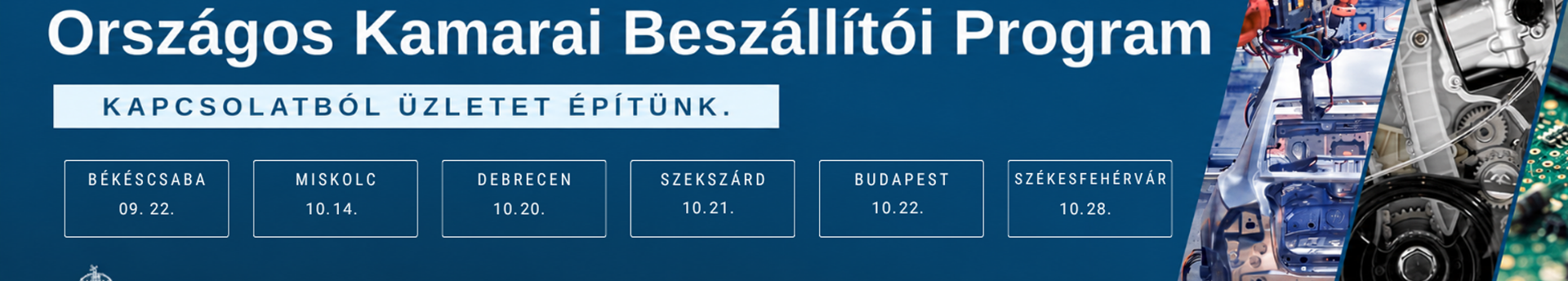 Észak-alföldi Beszállítói Fórum 2026. október 20. Debrecen