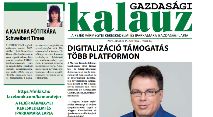 Megjelent a Gazdasági Kalauz októberi száma