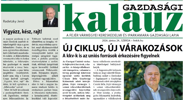Megjelent a Gazdasági Kalauz júniusi száma