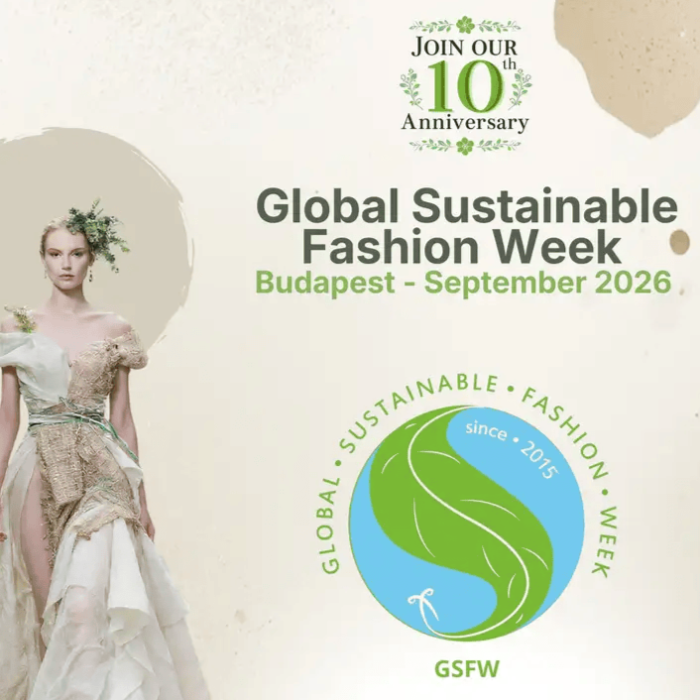 Divatipari nemzetközi b2b rendezvény - Global Sustainable Fashion Week 2026. szeptember 14-16.