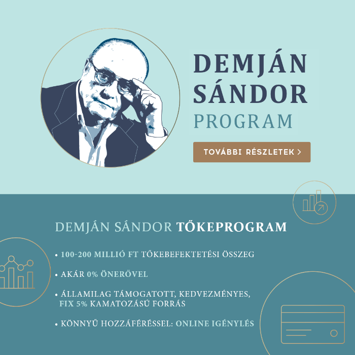 Módosult a Demján Sándor 1+1 Kkv Beruházás-élénkítő Támogatási Program pályázati felhívása