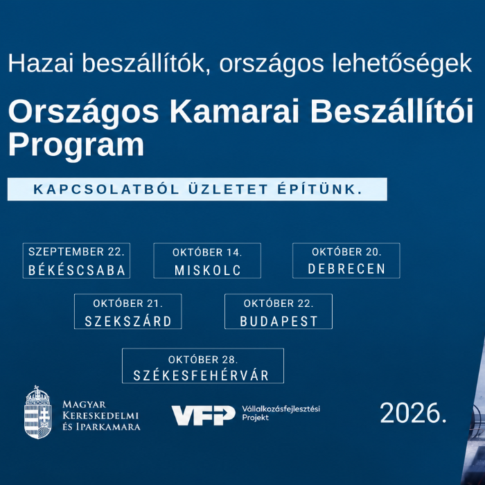 Észak-alföldi Beszállítói Fórum 2026. október 20. Debrecen