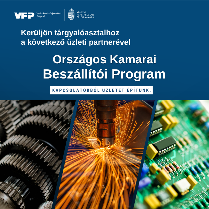 Országos Kamarai Beszállítói Programsorozat: Miskolc, Debrecen, Szekszárd, Székesfehérvár