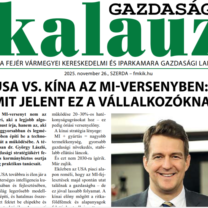 Megjelent a Gazdasági Kalauz novemberi száma