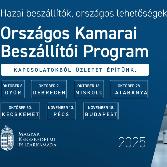 Országos Kamarai Beszállítói Program - Tatabánya, 2025. október 28.