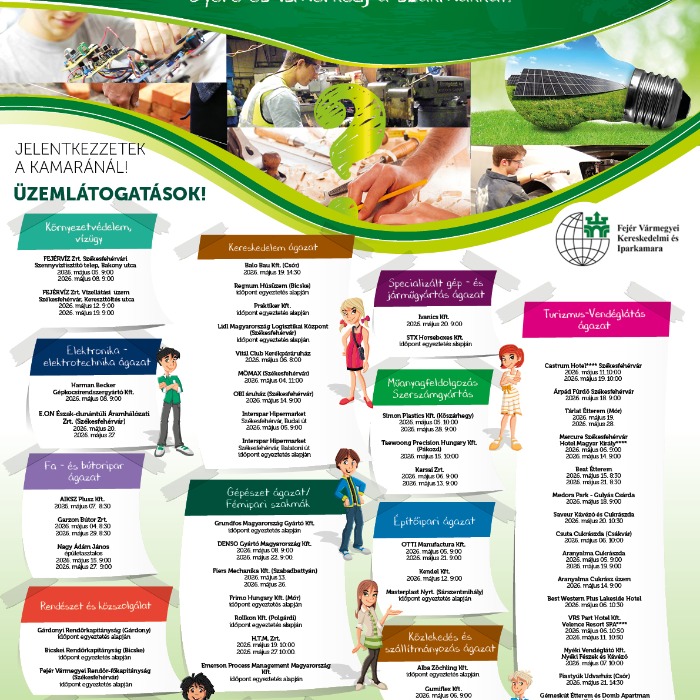 Pályaorientáció testközelből: a Kamara kibővült cég- és üzemlátogatásaira várja az általános iskolák jelentkezését!