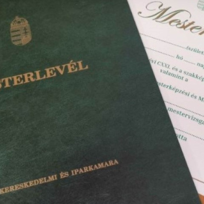 Mesterek vizsgája a kamarában